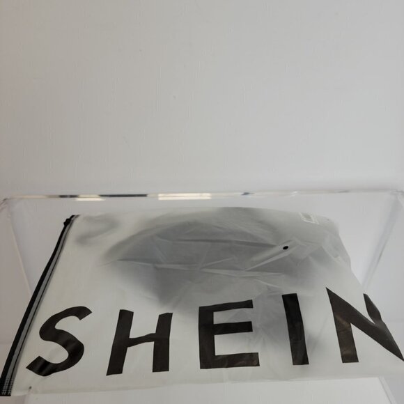 SHEIN Knit Cover Up Bodysuit Black Size Large - Picture 3 of 4